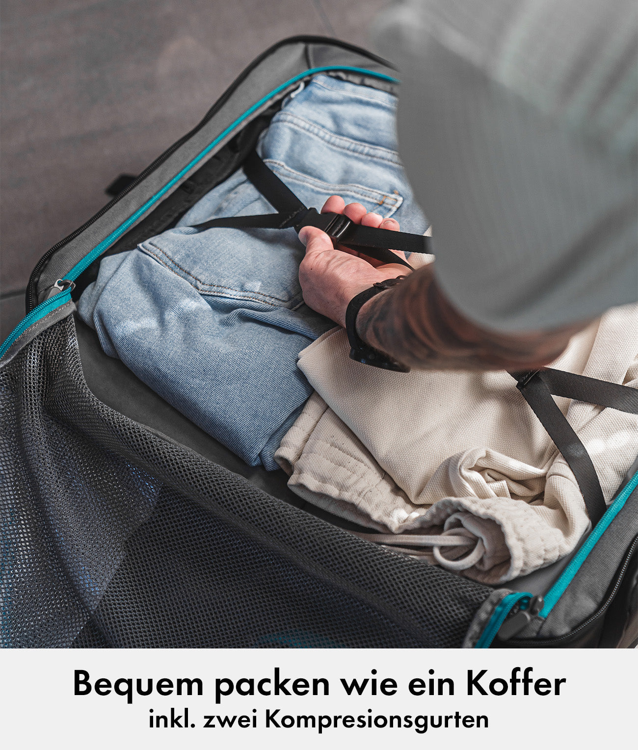 Ultimate Travel Bundle L – Travel Backpack Ultimate 2 + Packing Cubes + Toiletry Bag + Tech Organizer